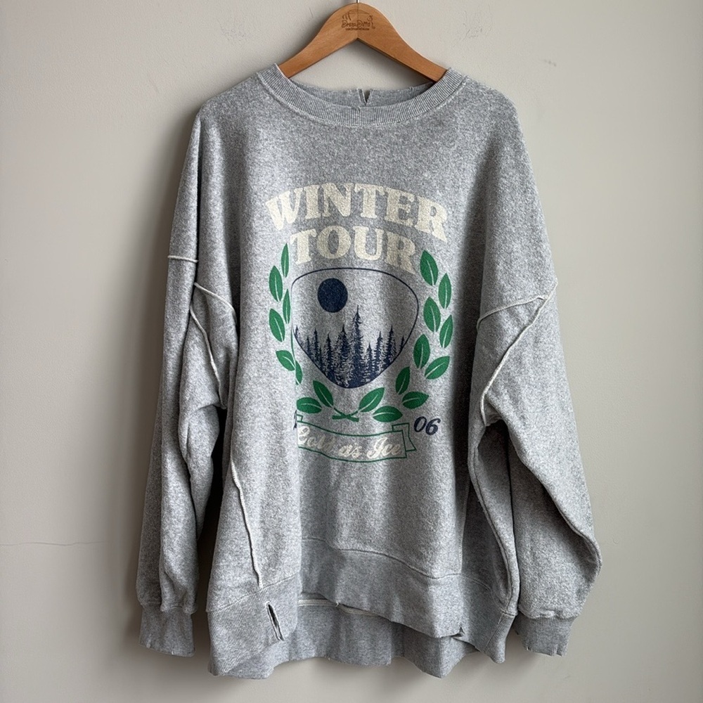 Aerie The Chill Cozy Crew Sweatshirt Large NEW! - Picture 6 of 11